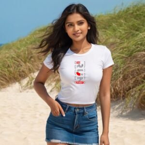 Think Fast" graphic T-shirt
