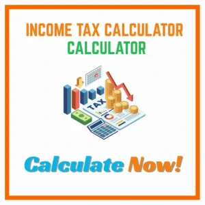 Screenshot of income tax calculator showing tax inputs and accurate results online
