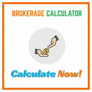 Screenshot of the #1 brokerage calculator showing net profit calculation and trade cost breakdown