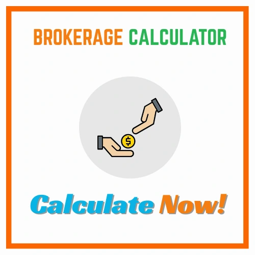 Screenshot of the #1 brokerage calculator showing net profit calculation and trade cost breakdown